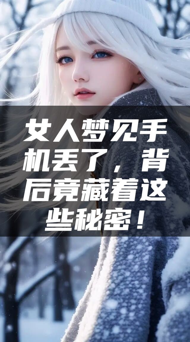 女人梦见手机丢了，背后竟藏着这些秘密！