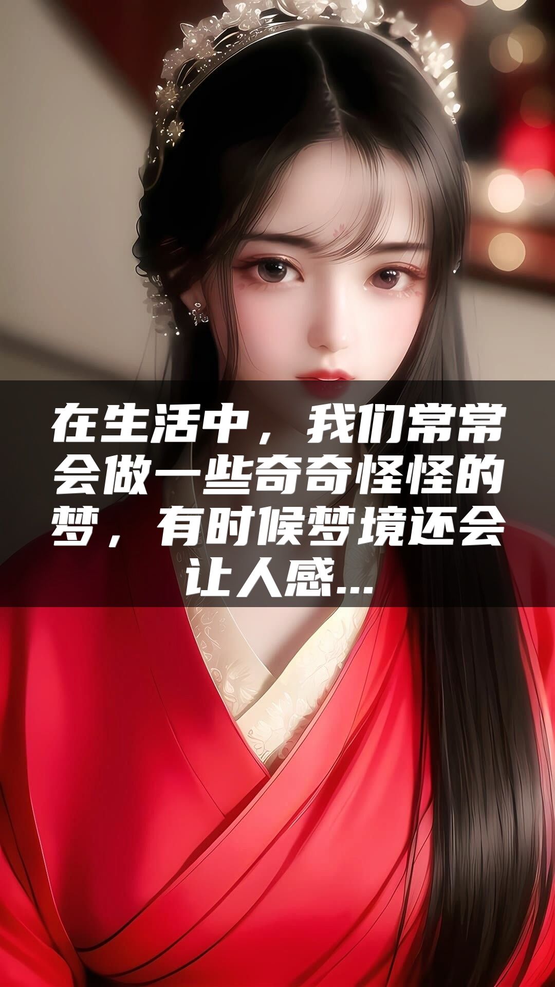 在生活中，我们常常会做一些奇奇怪怪的梦，有时候梦境还会让人感...
