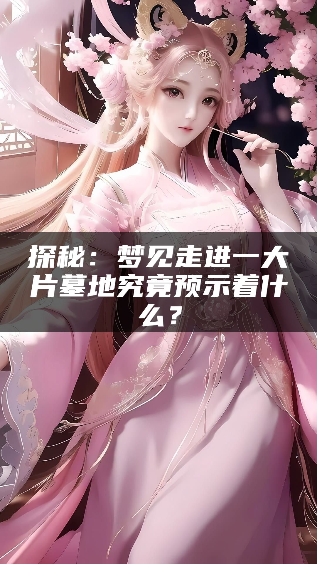 探秘：梦见走进一大片墓地究竟预示着什么？