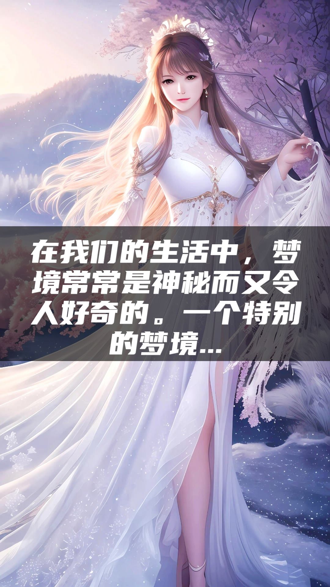 在我们的生活中，梦境常常是神秘而又令人好奇的。一个特别的梦境...