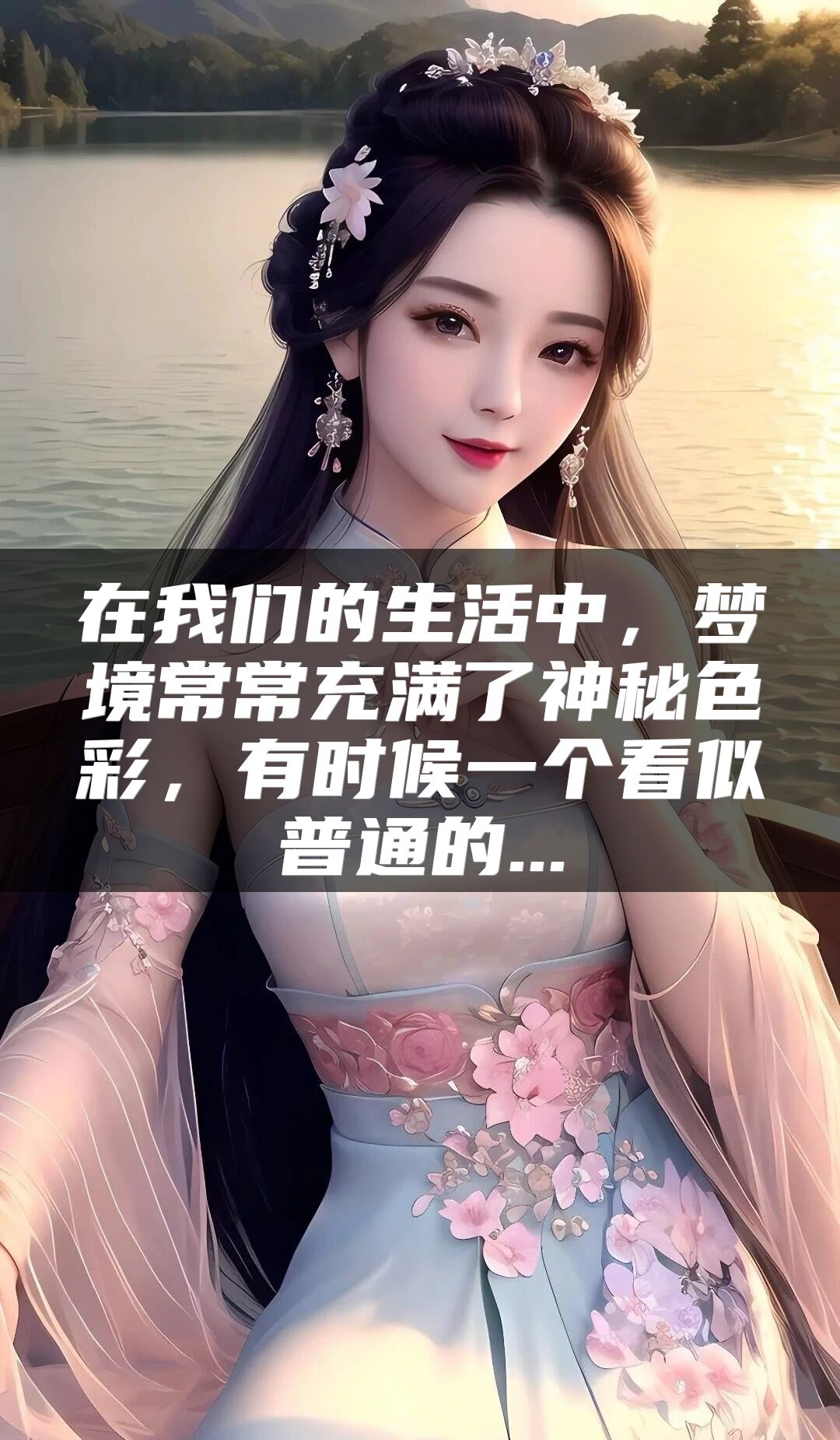 在我们的生活中，梦境常常充满了神秘色彩，有时候一个看似普通的...