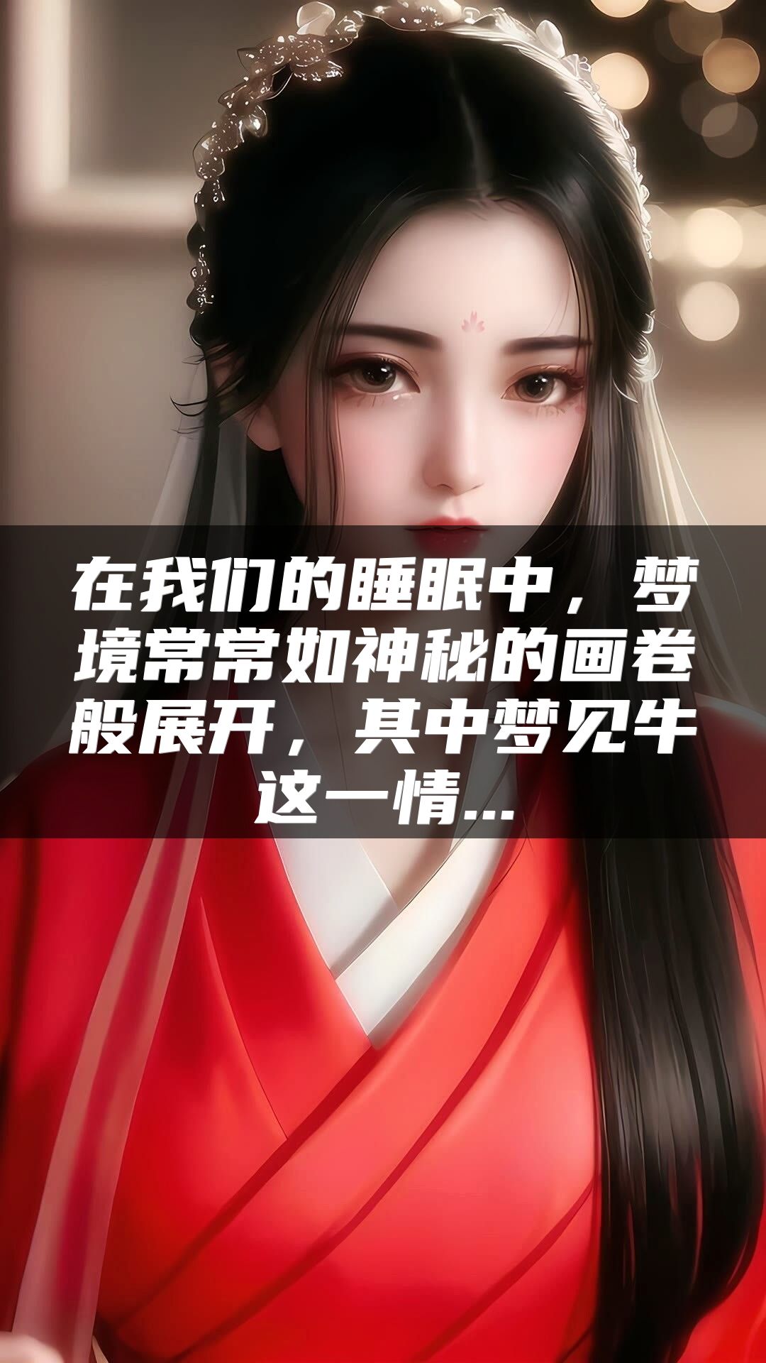 在我们的睡眠中，梦境常常如神秘的画卷般展开，其中梦见牛这一情...
