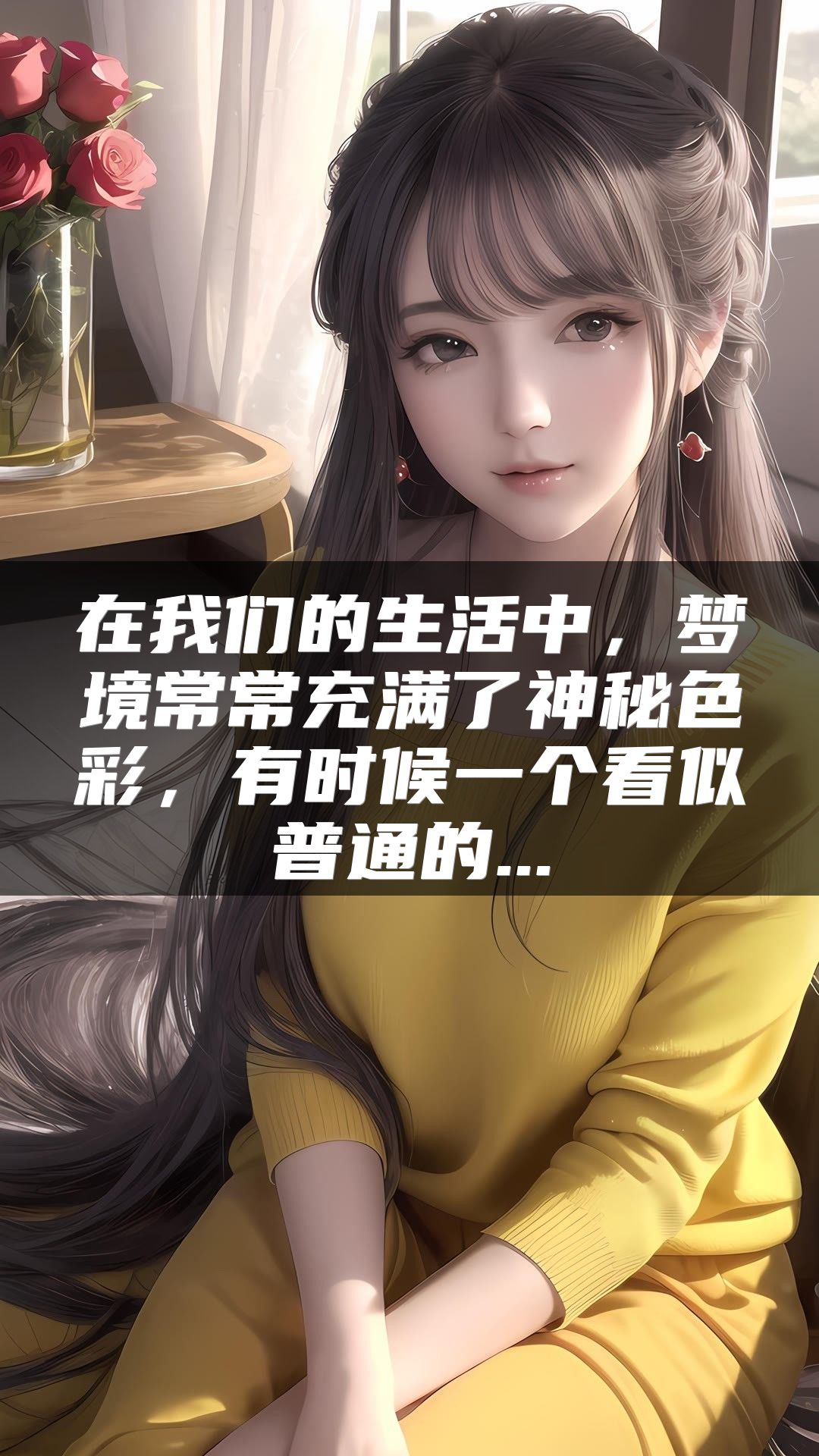 在我们的生活中，梦境常常充满了神秘色彩，有时候一个看似普通的...