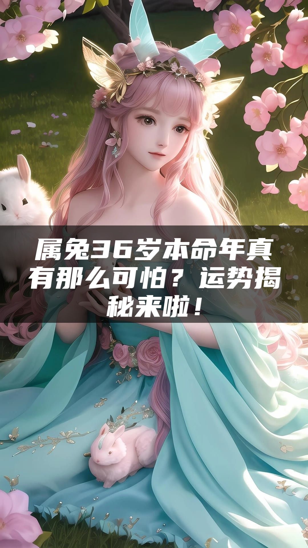 属兔36岁本命年真有那么可怕？运势揭秘来啦！