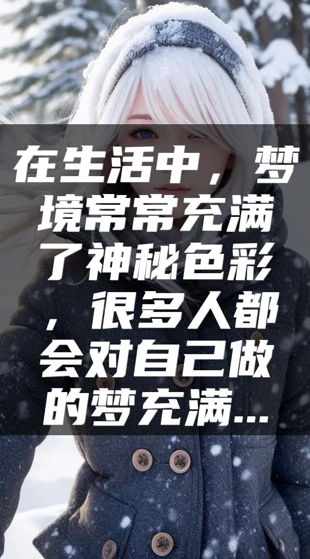 在生活中，梦境常常充满了神秘色彩，很多人都会对自己做的梦充满...