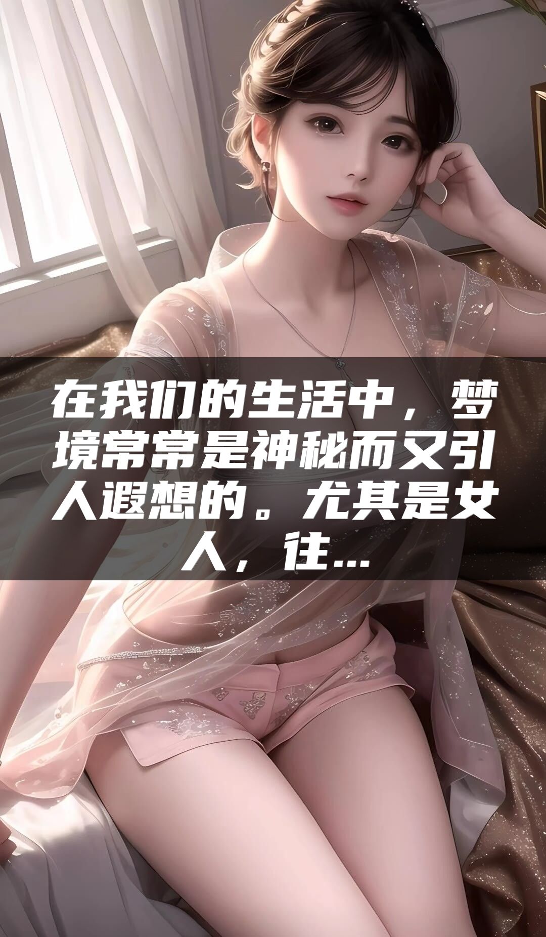在我们的生活中，梦境常常是神秘而又引人遐想的。尤其是女人，往...